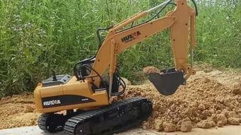 挖机挖机视频,高效施工的钢铁巨兽风采